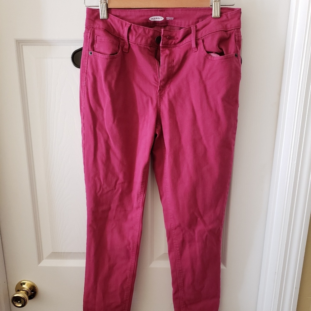 Fuchsia rockstar jeans